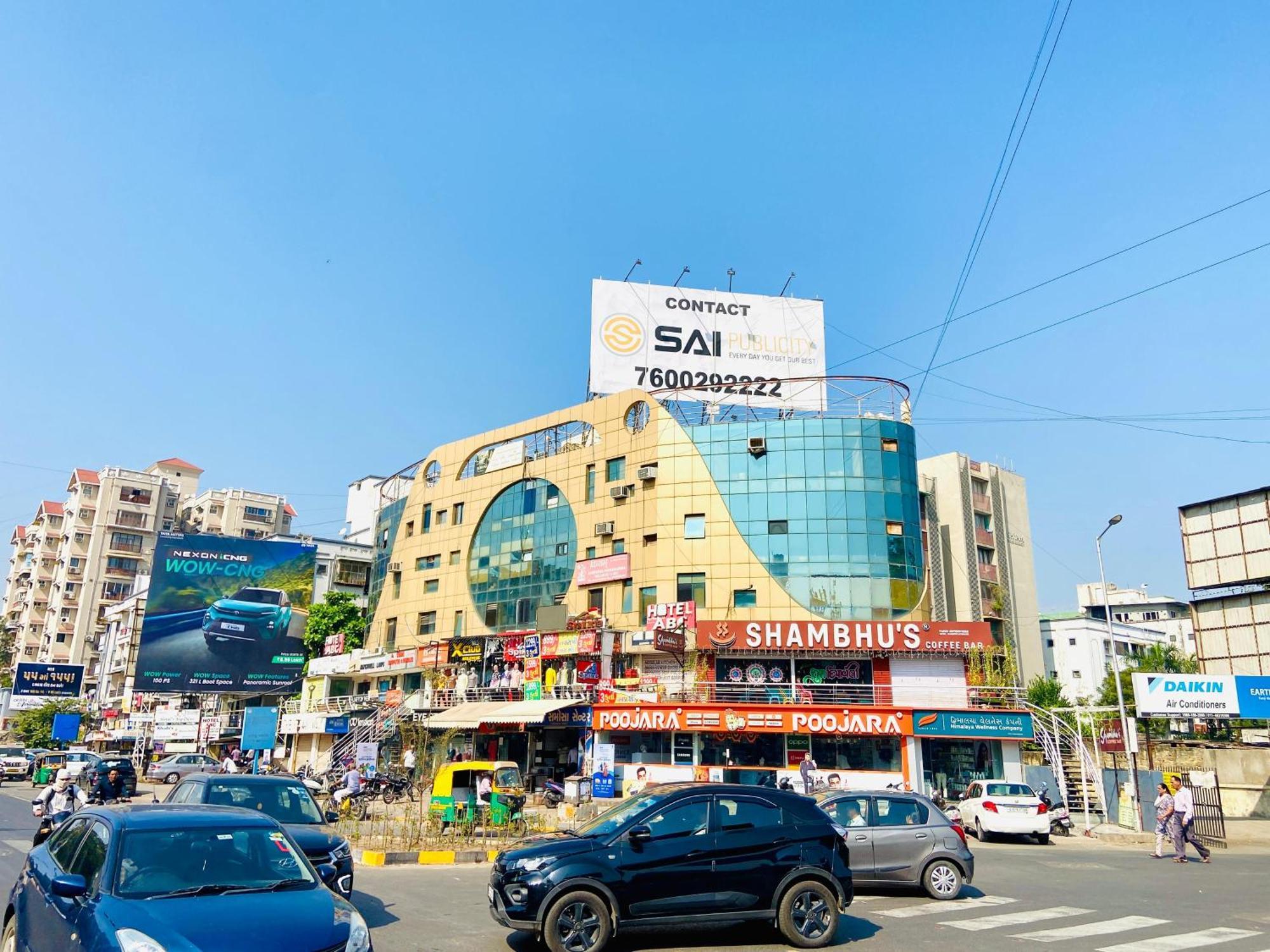 Hotel Abc Satellite Prahlad Nagar Ahmedabad Exterior foto